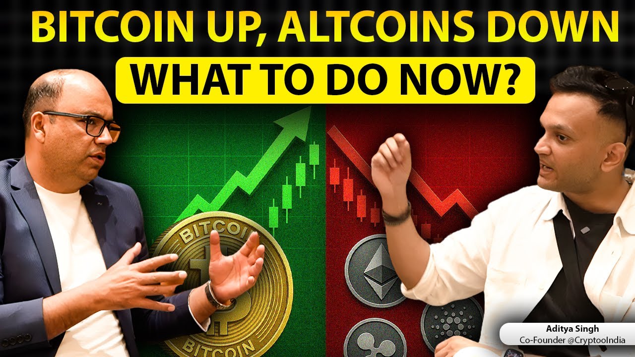 Bitcoin Up, Altcoins Down || What To do Now?