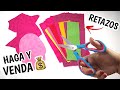 Manualidades Para VENDER Y GANAR DINERO Con RETAZOS DE TELA