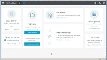 Uploading Files to Pebblepad