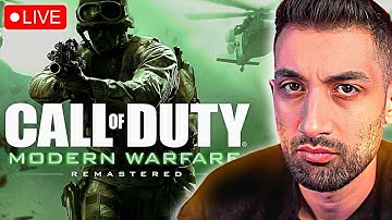 🔴 LIVE – First Time Playing Call of Duty 4 Campaign (Modern Warfare Remastered)