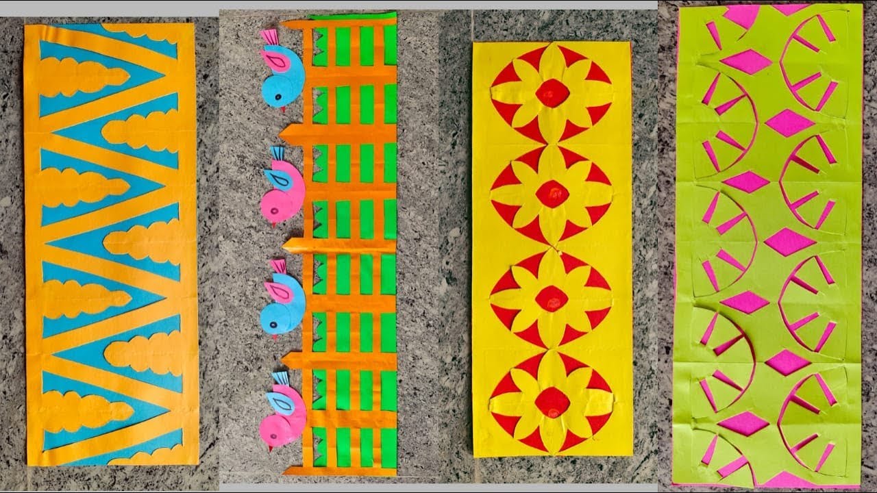 Display Board Designer Border Decoration Ideas For School Home Office 