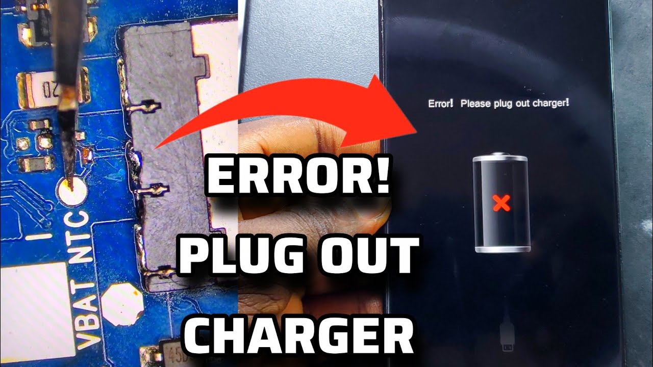 Error! Please Plug Out Charger, Phone Automatically Powers Off On