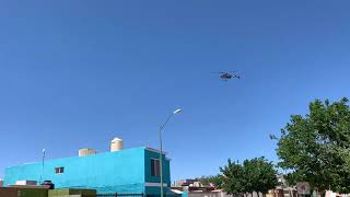 Se suma helicóptero Halcón 1 a perifoneo para quedarse en casa