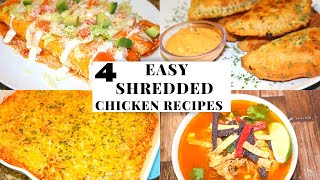 4 easy recipes with shredded chicken | Recipes with Ros Emely image