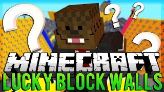 Minecraft: Lucky Block WALLS PVP! Modded Minigame | JeromeASF