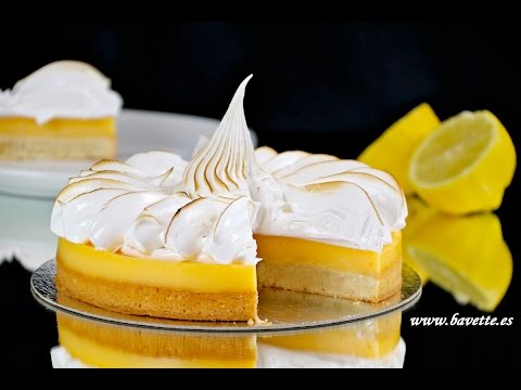 Tarta de limón o Lemon Pie con merengue suizo