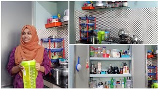 ️പുതിയ അടുക്കള കാണൽ, ️ //New Kitchen Tour Of Our New Rented Apartment// Noufas vibez