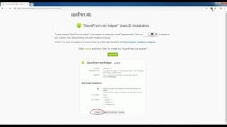Solusi SaveFrom net helper Error