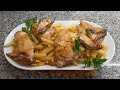 Receita de frango de churrasco com molho e batata frita by necasdevaladares