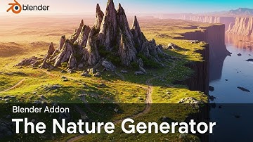 Blender Tutorial : Procedural Nature Generator *Rocks, Cliffs, Terrain and Grounds)
