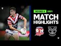Roosters v Warriors Match Highlights | Round 4, 2021 | Telstra Premiership | NRL