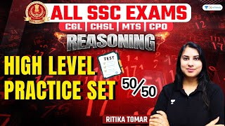 Reasoning High Level Practice Set | SSC Exams 2024 | Ritika Tomar