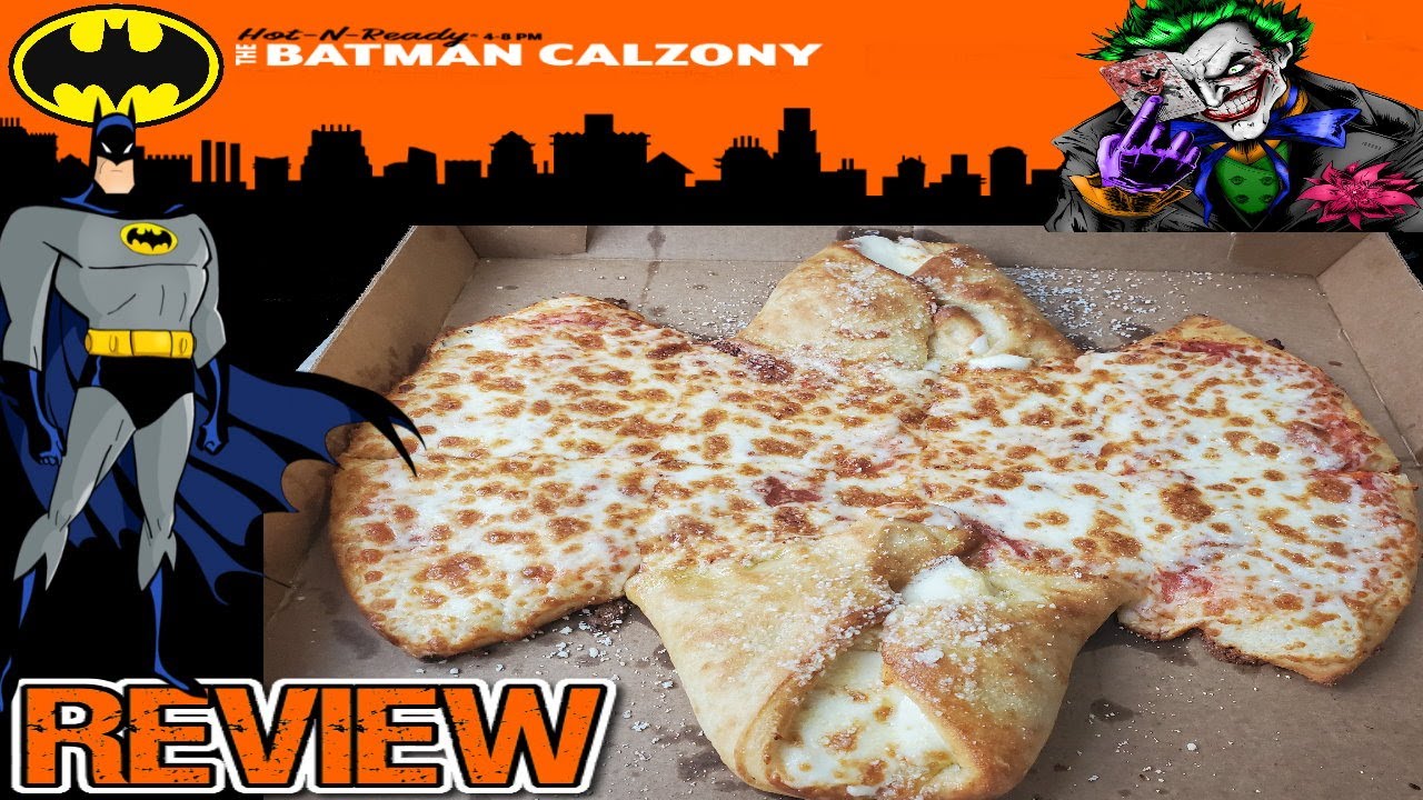 The Batman Calzony Cheese Pizza From Little Caesars YouTube