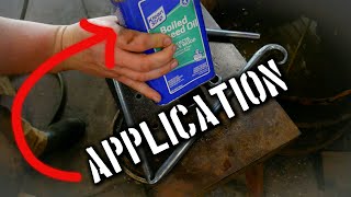 How to Apply Boiled Linseed Oil on Metal [Blacksmith Finishes]