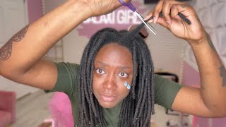 I CUT MY 5 YEAR OLD LOCS OFF! (and cried)😭 | Insecurities | Sacrifice | New Beginnings✨