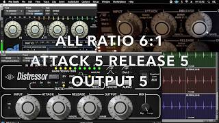 Empirical Labs Distressor Best Comparison!!! Hardware VS Arousor VS UAD Software Which One You Like