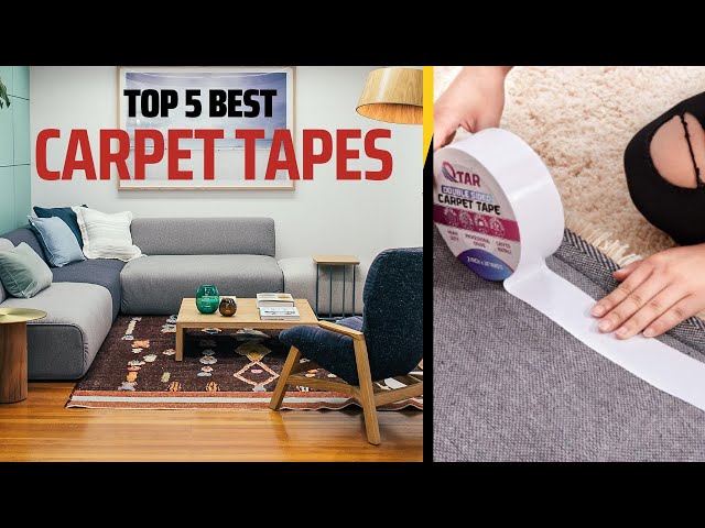 YYXLIFE Double Sided Carpet Tape for Area Rugs Carpet Adhesive