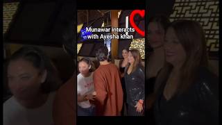 Munawar Faruqui Interacts With Her Ex Girlfriend Ayesha Khan