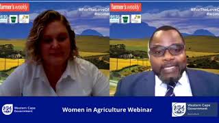 Webinar on transformation and market access for women in the agricultural sector-27082020