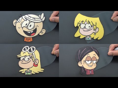 THE LOUD HOUSE Lincoln, Lori, Leni, Ronnie, Pancake Art Challenge