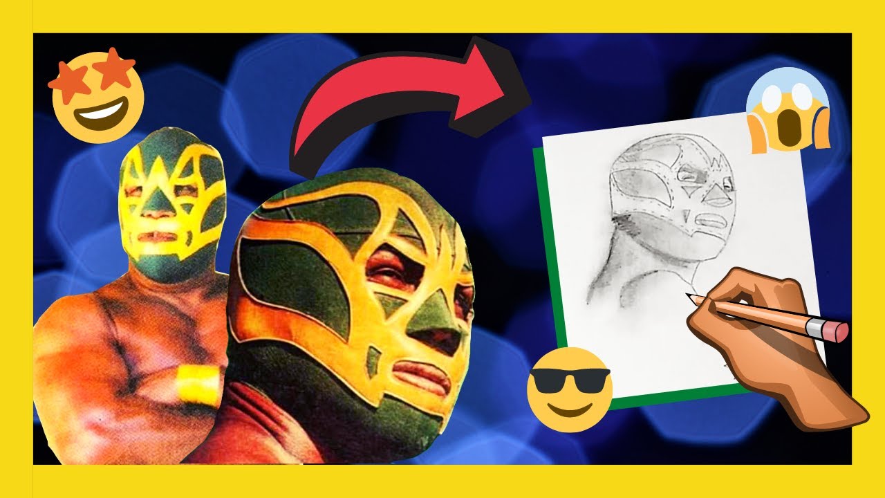 💪CÓMO DIBUJAR UNA MÁSCARA DE LUCHADOR 😱 FISHMAN (Episodio 2) YouTube