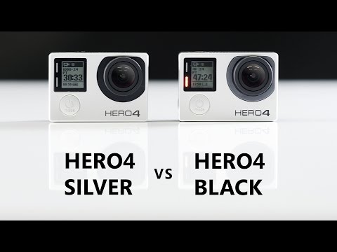 Gopro Hero4 Silver Vs Hero4 Black Comparison And Review Youtube