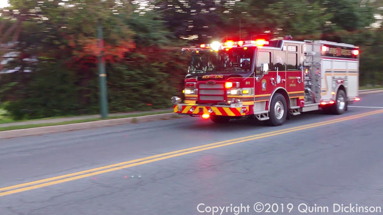 Engine 85 Rescue85 Rescue Engine 85 - Responding to a QRS Medical - Spring Townshiip, PA ...