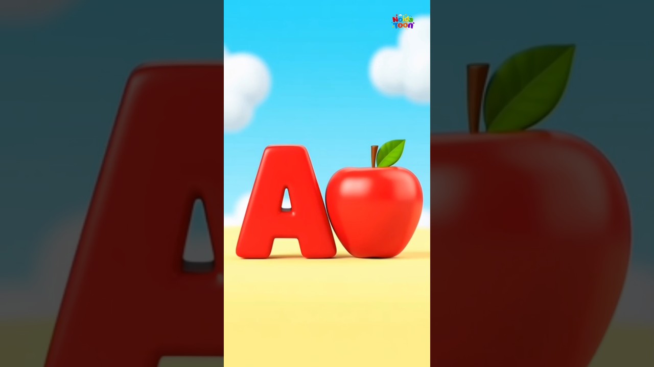 A is for Apple 🍎 | Fun ABC Song for Kids | Learn Letters 