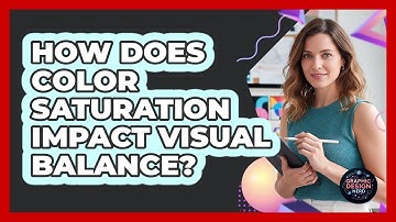 How Does Color Saturation Impact Visual Balance?