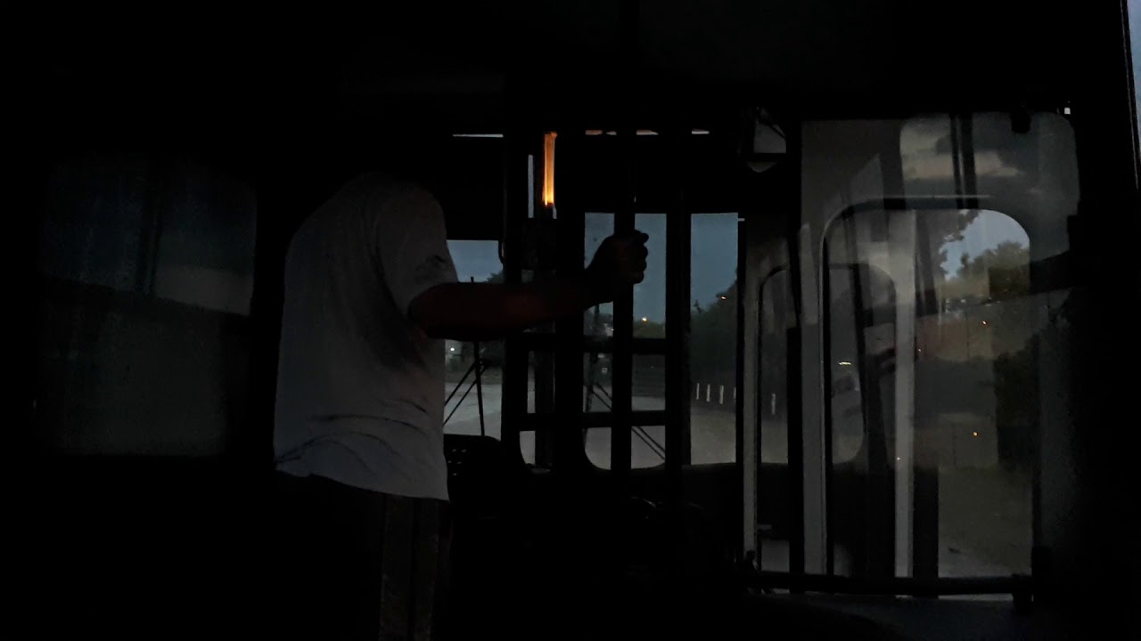 Ikarus 280.17 első körei motorcsere után