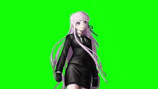 kyoko kirigiri tweening/animation green screen danganronpa