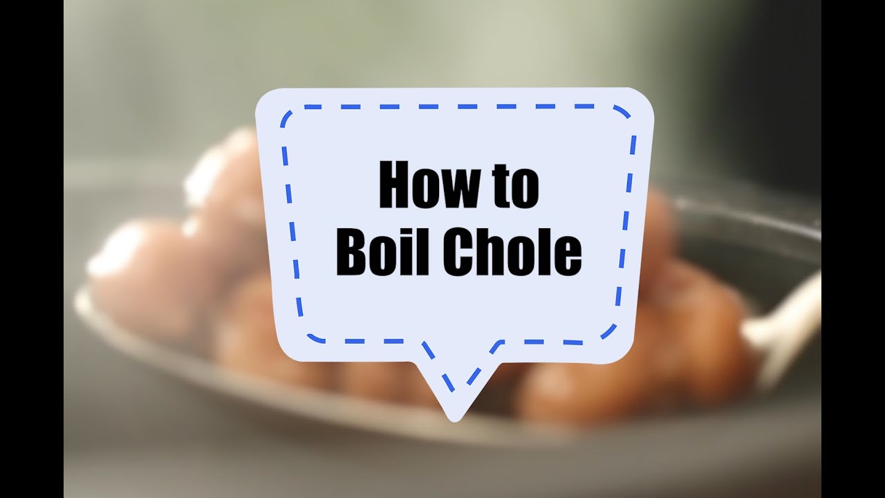 How to Boil Chole | Sanjeev Kapoor Khazana | Sanjeev Kapoor Khazana  | TedhiKheer