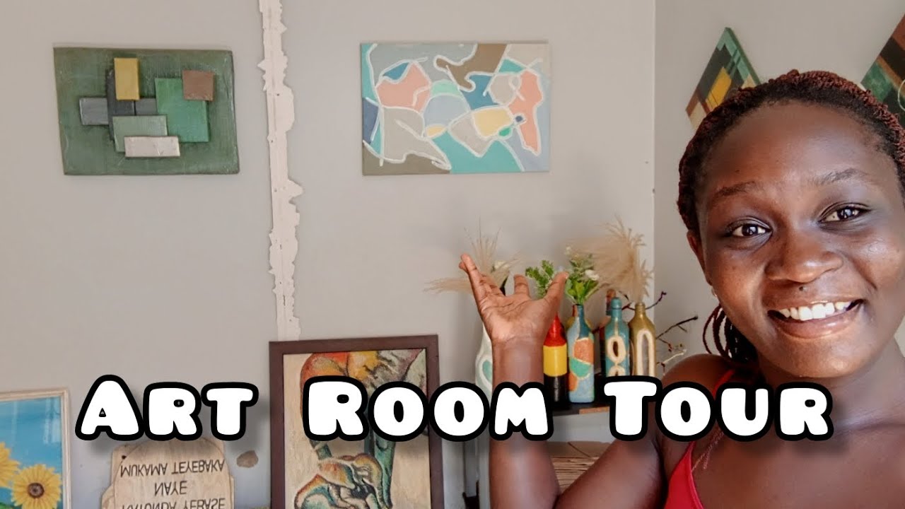 My Art Room tour🎨🖌️messy, real & exciting🤭🤭🤭🤭 YouTube