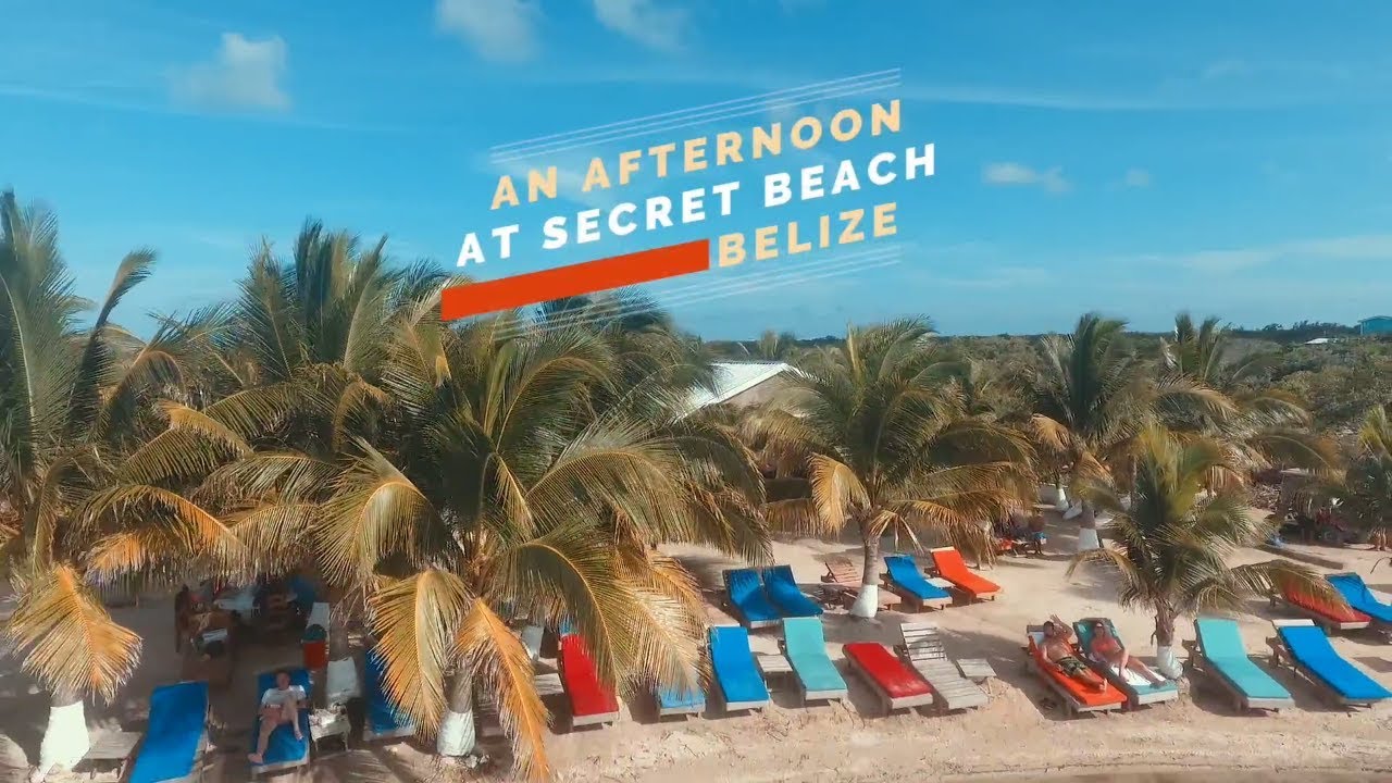 A Day at Secret Beach Belize San Pedro YouTube