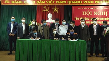 Huyện Lang Chánh tổng kết công tác tuyên giáo năm 2021, triển khai nhiệm vụ năm 2022