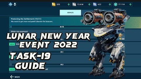 Lunar New Year Event 2022 | Task-19 | Guide | Operation E | War Robots #warrobots
