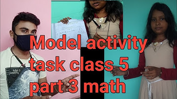 Model activity task class 5 part 3 math 2021 | Class 5 model activity task part 3 math | class 5 |