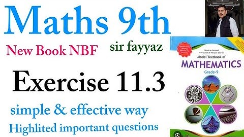 Maths class 9th | chapter 11| Exercise 11.3 | Basic statistics | NBF | ex 11.3 | sir fayyaz