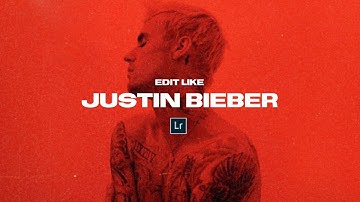 Edit like JUSTIN BIEBER Changes Cover + Mobile Lightroom Preset DNG File