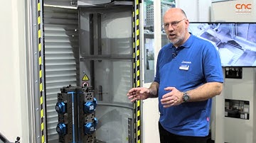 Okuma MB-4000H horizontal machining center @ EMO Milan 2015 [ENG]