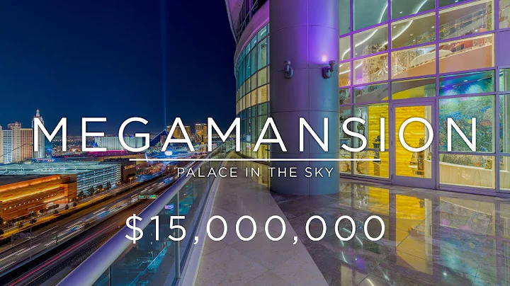 Full Inside Look at $15 Million Dollar PALACE IN THE SKY | Las Vegas | Ultra Luxury 3-Story Condo