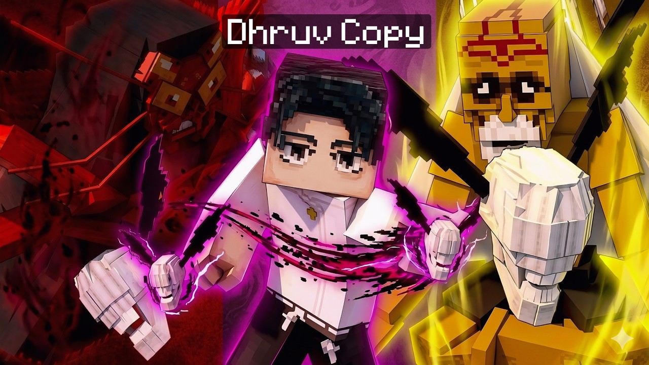 Okkotsu Yuta's SHIKIGAMI, Dhruv GLOWUP, and Kurourushi Model Update in Minecraft Jujutsu Craft