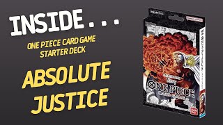 One Piece Card Game Starter Deck St06 Absolute Justice Inside With João Ricardo Ep201