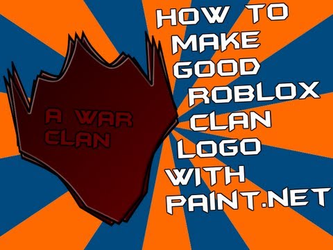 how to make a group logo for roblox paintnet