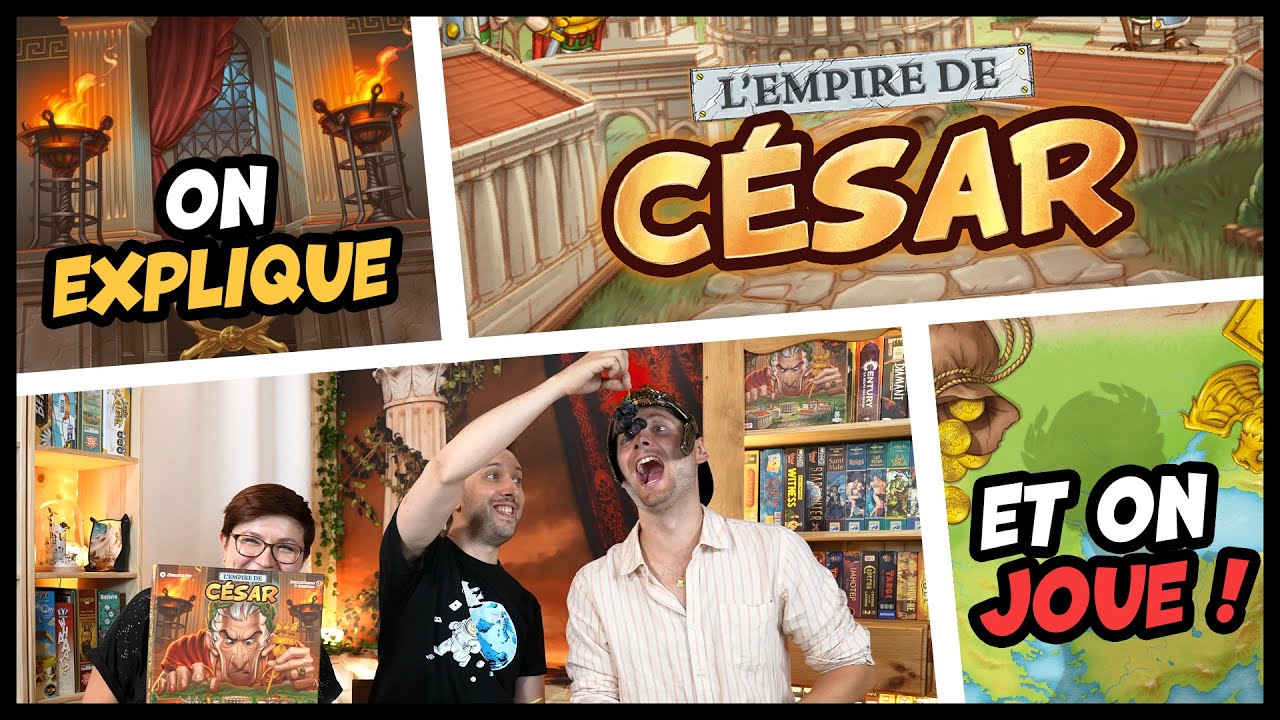 Asmodee Synapses Games - l'empire de César - Jeu…