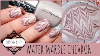 #44 ~ Water Marble Chevron ~ Two Colours ~