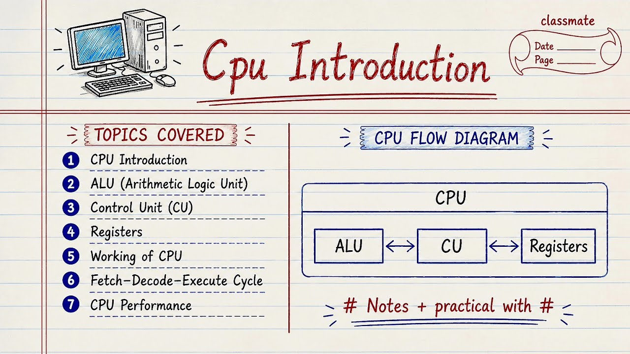 Computer Class Day #2 | What is CPU? Full Explanation - YouTube