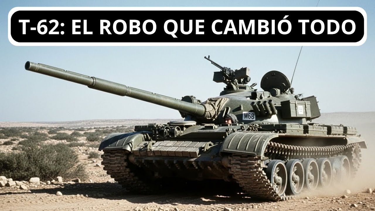 Cuando Israel Transformó un Tanque T-62 Soviético en Arma Secreta y la KGB No Lo Vio Venir