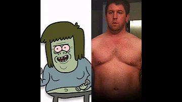 شخصيات العرض العادي في الحقيقة Regular Show Characters In Real Life 