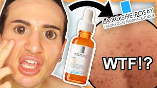I Tried La Roche Posay Pure Vitamin C 10 For One Week It Literally Broke Me Out Youtube